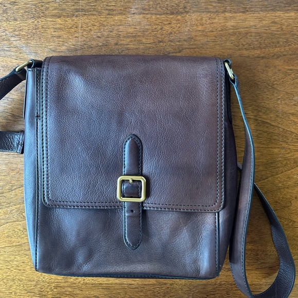 Frye Chocolate Brown Small Messenger Cross Body Bag - Picture 4 of 16